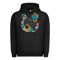 Pigment Black western stay wild horsesho Urban Hoodie - RanaPortraitStore