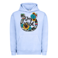 Pigment Grape Ice western stay wild horsesho Urban Hoodie - RanaPortraitStore