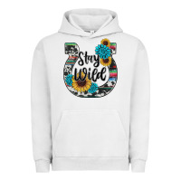 Pigment Lunar Rock western stay wild horsesho Urban Hoodie - RanaPortraitStore