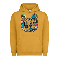 Pigment Peanut Butter western stay wild horsesho Urban Hoodie - RanaPortraitStore
