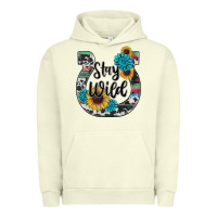 Pigment Pistachio western stay wild horsesho Urban Hoodie - RanaPortraitStore
