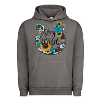 Pigment Tornado western stay wild horsesho Urban Hoodie - RanaPortraitStore