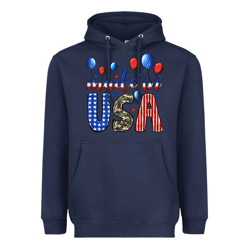Made In Usa Heavyweight Hoodie by JahusDesignShop | Teevron