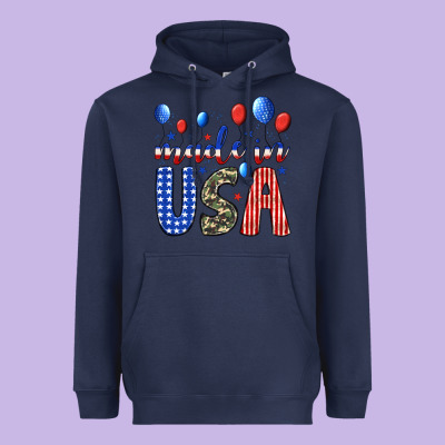 Made In Usa Heavyweight Hoodie Designed By Jahusdesignshop