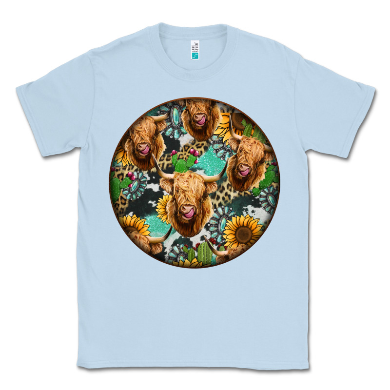 Highland Cow Pattern Classic Tee by Jasminsmagicworld | Teevron