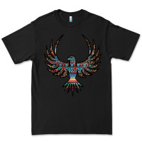 Black aztec leopard thunderbird Premium Tee - RanaPortraitStore