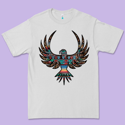 Aztec Leopard Thunderbird Premium Tee Designed By Ranaportraitstore
