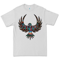 Dove Grey aztec leopard thunderbird Premium Tee - RanaPortraitStore