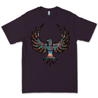 Plum aztec leopard thunderbird Premium Tee - RanaPortraitStore