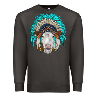 Smoke simmental indian headdress Premium Sweatshirt - JahusDesignShop