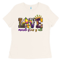 Bone love. ardi gras y'all Ladies Tee - OliviaCreatesArt