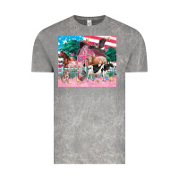 Cloud Rock American farm animals tumbler 4th of july Vintage Tee - FaDigitalArtStudio