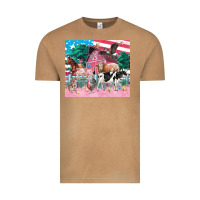 Vintage Camel American farm animals tumbler 4th of july Vintage Tee - FaDigitalArtStudio