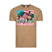 American Farm Animals Tumbler 4th Of July Vintage Tee | Teevron