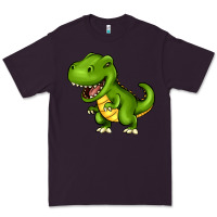 Plum Cartoon T-Rex Premium Tee - HowdyJamesFarm