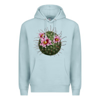 Blue Mist arizona fishhook cactus Premium Hoodie - LillyAllenDesigns