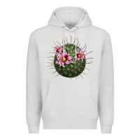 Dove Grey arizona fishhook cactus Premium Hoodie - LillyAllenDesigns