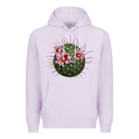 Lilac arizona fishhook cactus Premium Hoodie - LillyAllenDesigns