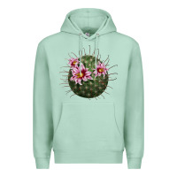 Seafoam arizona fishhook cactus Premium Hoodie - LillyAllenDesigns