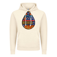 Vintage Artic african fabric pattern teardrop earrings 4 Vintage Hoodie - BundleAndBundleShop