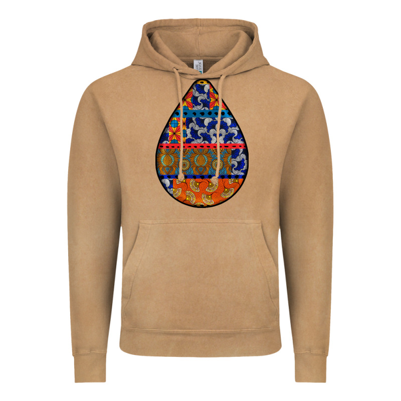 African Fabric Pattern Teardrop Earrings 4 Vintage Hoodie by BundleAndBundleShop | Teevron