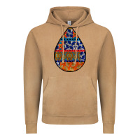 Vintage Camel african fabric pattern teardrop earrings 4 Vintage Hoodie - BundleAndBundleShop