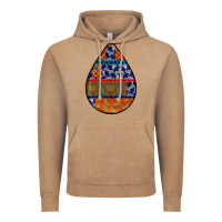 Vintage Coffee african fabric pattern teardrop earrings 4 Vintage Hoodie - BundleAndBundleShop