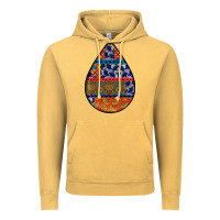 Vintage Mustard african fabric pattern teardrop earrings 4 Vintage Hoodie - BundleAndBundleShop