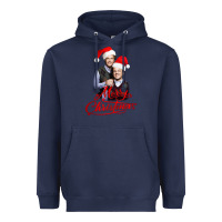 Navy Step Brothers - merry christmas - happy xmas Heavyweight Hoodie - DesigneFamous