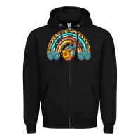 Black cowboy boots and hat rainbow Zipper Hoodie - AdoDesignShop