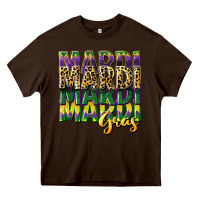 Chocolate Brown mardi gras Heavy Core Tee - CowGirlArtShop