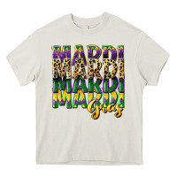 Cream mardi gras Heavy Core Tee - CowGirlArtShop
