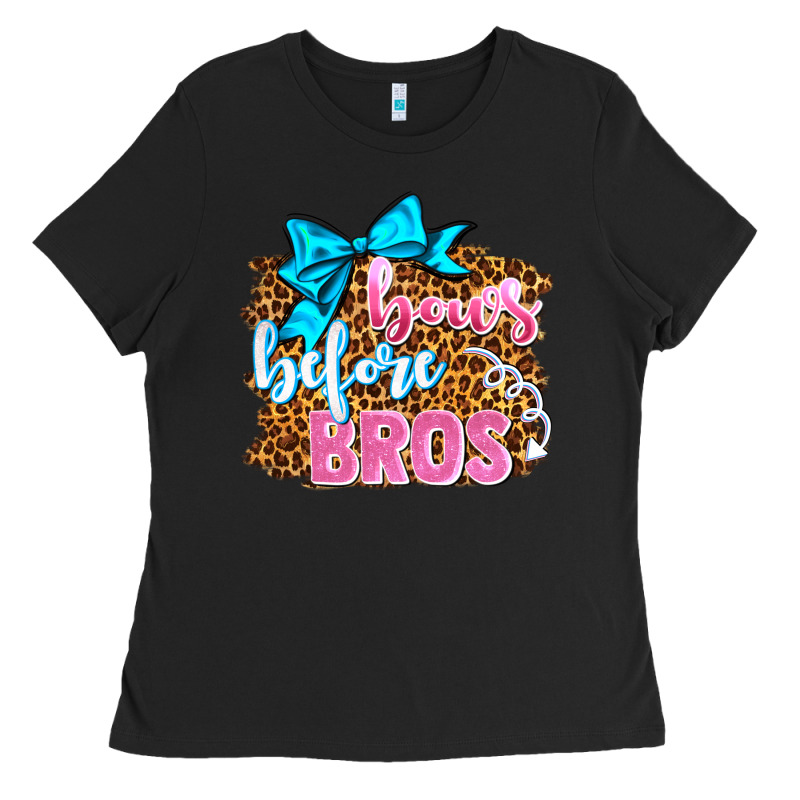 Bows Before Bros Olivia Ladies Tee by OliviaCreatesArt | Teevron