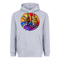 Heather Grey love is love Heavyweight Hoodie - JahusDesignShop