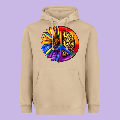 Love Is Love Heavyweight Hoodie Designed By Jahusdesignshop