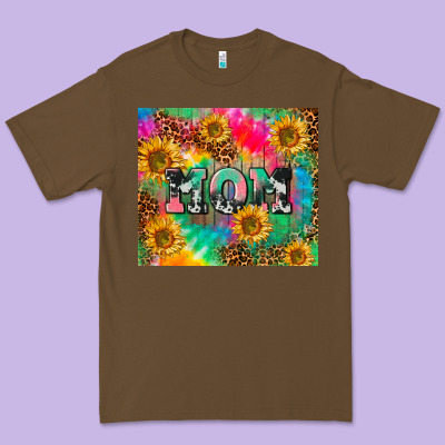 Mom Rainbow Sunflower Premium Tee Designed By Cowgirlartshop