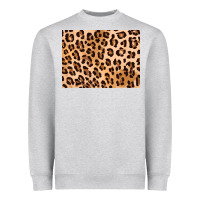 Heather Grey leopard background gold 3200x2400 Heavyweight Sweatshirt - AdoDesignShop