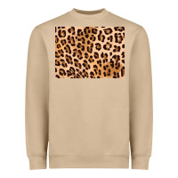 Mushroom leopard background gold 3200x2400 Heavyweight Sweatshirt - AdoDesignShop