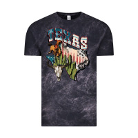 Cloud Black Texas 4th of July Vintage Tee - FaDigitalArtStudio