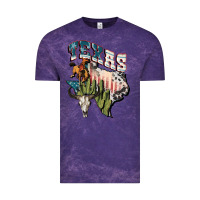 Cloud Purple Texas 4th of July Vintage Tee - FaDigitalArtStudio
