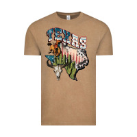 Vintage Coffee Texas 4th of July Vintage Tee - FaDigitalArtStudio
