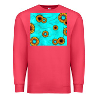 Cardinal turquoise gemstone sunflower Premium Sweatshirt - JahusDesignShop