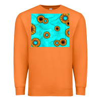 Carrot turquoise gemstone sunflower Premium Sweatshirt - JahusDesignShop