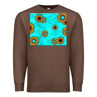 Chestnut turquoise gemstone sunflower Premium Sweatshirt - JahusDesignShop