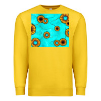 Lemon turquoise gemstone sunflower Premium Sweatshirt - JahusDesignShop