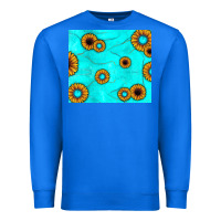True Royal turquoise gemstone sunflower Premium Sweatshirt - JahusDesignShop