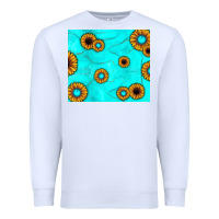 White turquoise gemstone sunflower Premium Sweatshirt - JahusDesignShop