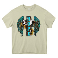 Mossy Western Wings Cross Hope Heavy Core Tee - RanaPortraitStore