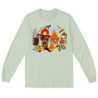 Matcha Firefighter Coffee Cups Long Sleeve Tee - FaDigitalArtStudio