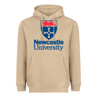 Mushroom Newcastle College Heavyweight Hoodie - DesigneFamous